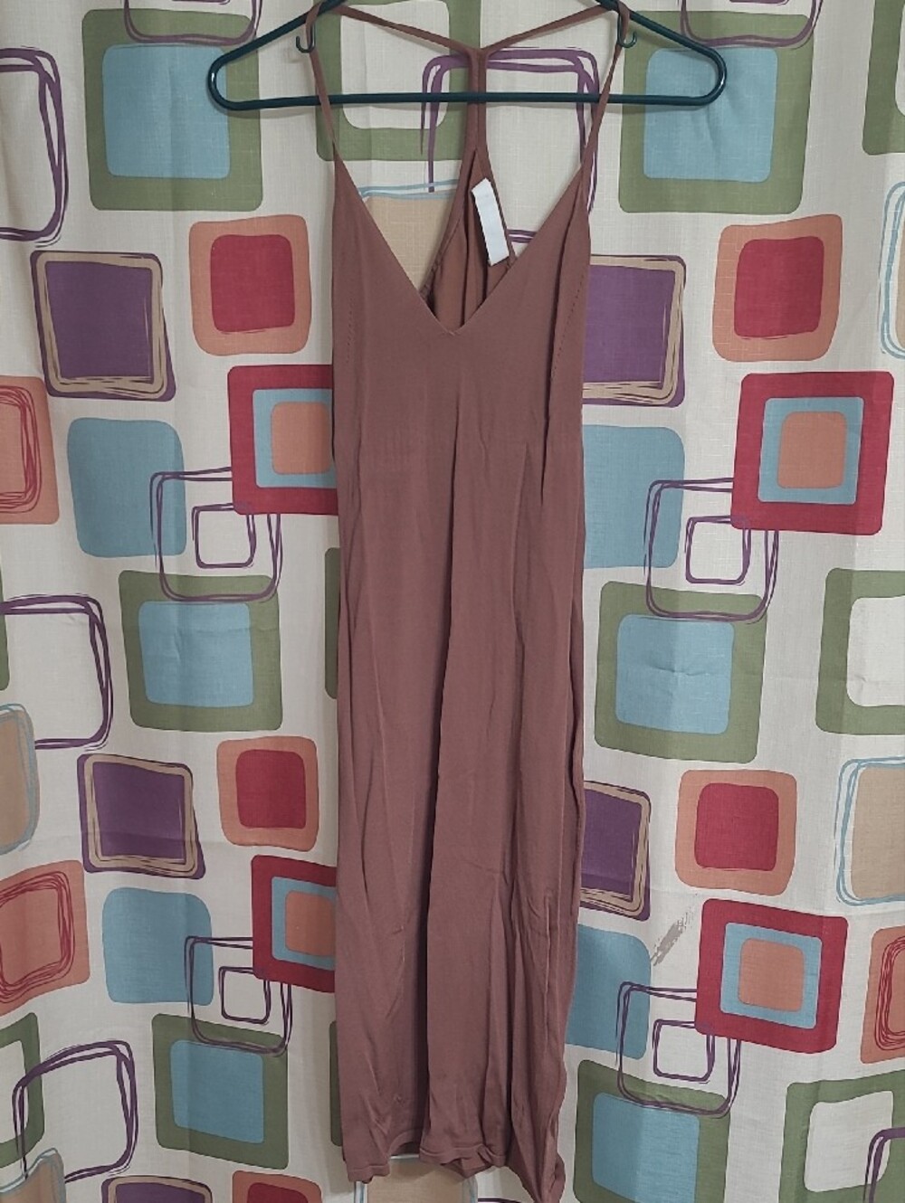 DION LEE Rust-Brown Pleated Maxi Dress - Picture 4 of 9